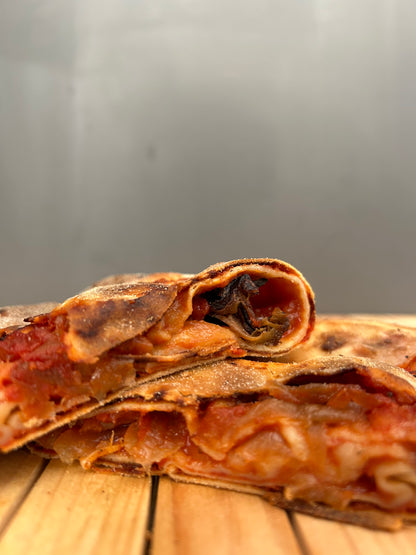 SCACCIA POMODORO CIPOLLA E MELANZANA